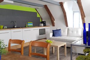 Kitchen and living-room, appartement in Besse Auvergne